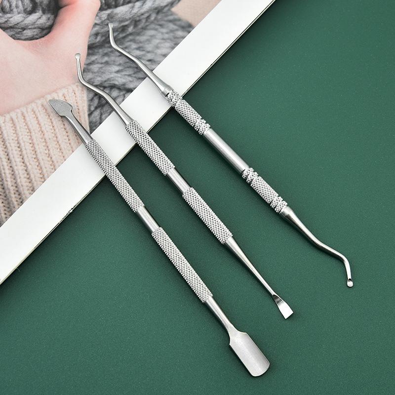 ネイルケア 甘皮プッシャー2本セット 2本セット 甘皮プッシャー 爪やすり プッシャー 専用ケース
