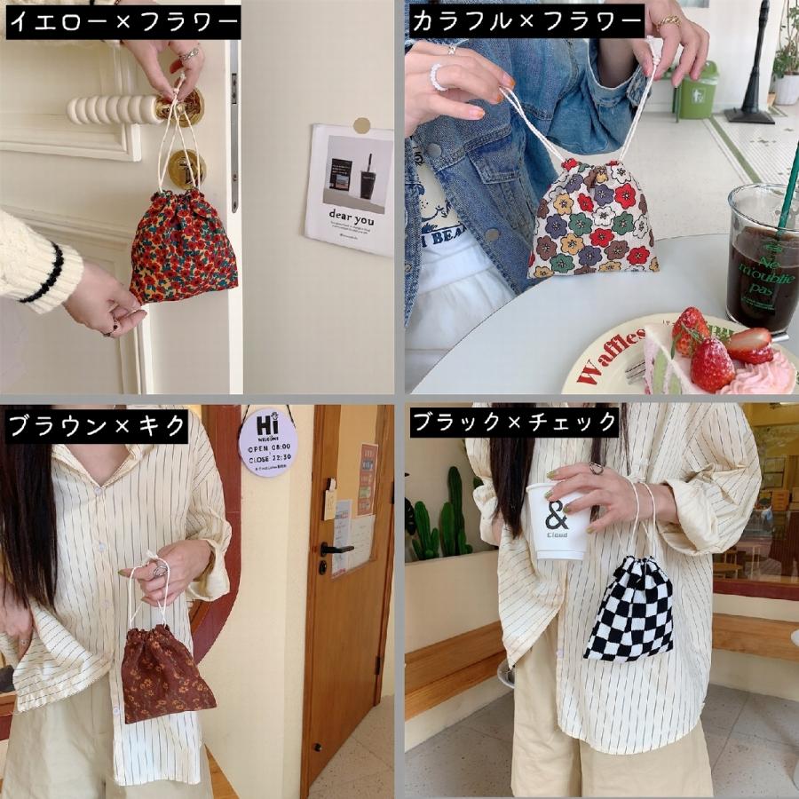 ぽかぽか様、専用。コーデュロイの巾着袋　（わたげ＊くすみグリーン) mizutama×米織小紋_【新色発売】おさんぽ巾着 – 東北