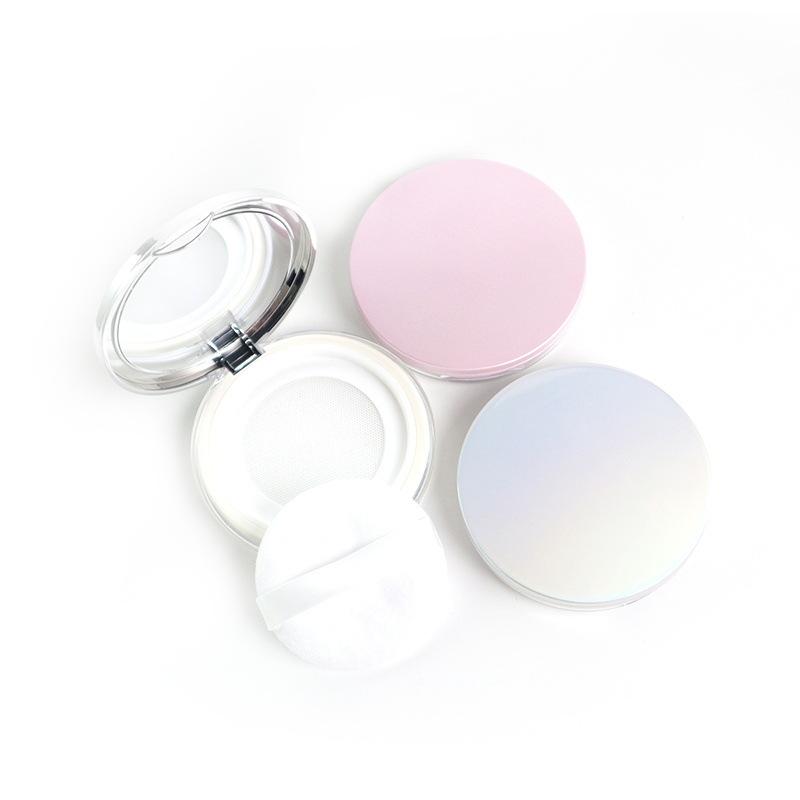 フェイスパウダー用ケース パフ付き ミラー 鏡付き ルースパウダー