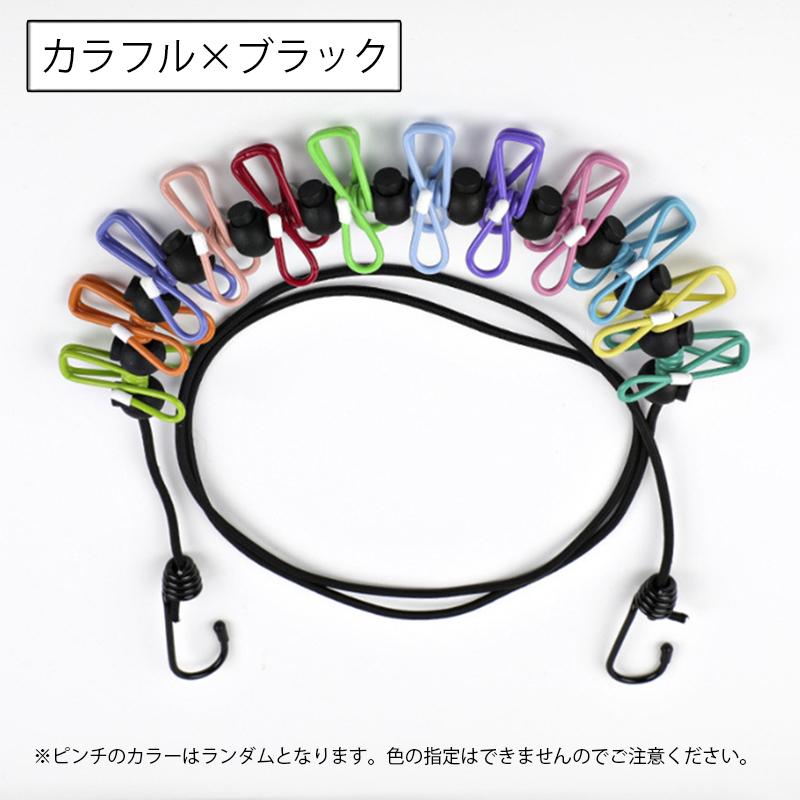plusnao（プラスナオ） ランドリーロープ 洗濯ロープ ピンチ付き 洗濯