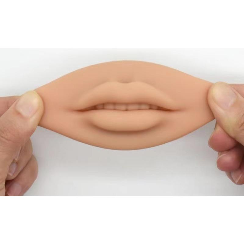 メイク練習用ソフトリップ 単品 1個 タトゥー練習 唇 くちびる 模型