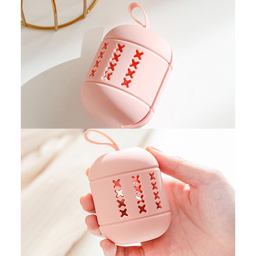 スポンジケース シリコン製 パフケース 通気 実用 スポンジパフ 収納ケース スポンジケース シリコン製 パフケース 通気 実用 スポンジパフ 収納