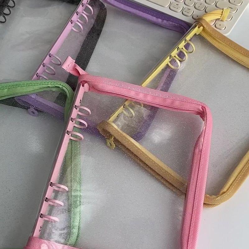 plusnao（プラスナオ） バインダー A5サイズ 6穴 ファスナー付き