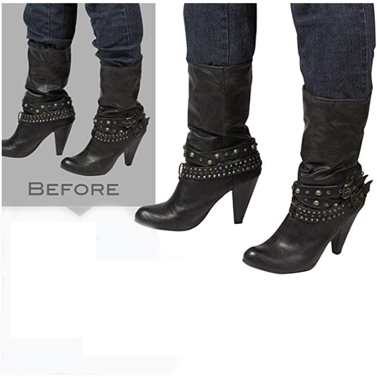 plusnao パンツクリップ 単品 1個 裾クリップ ブーツクリップ ブラック