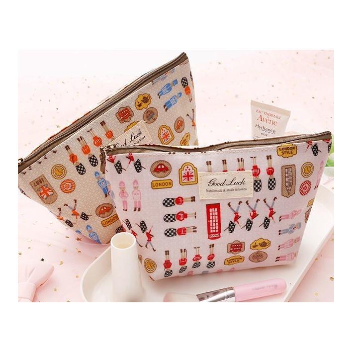 ポーチ コスメポーチ 化粧ポーチ 小物ポーチ 小物入れ ジッパー フェイクレザー イラスト 動物 アニマル かわいい 可愛い おしゃれ プラスナオ Paypayモール店 通販 Paypayモール