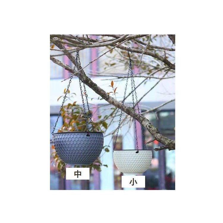 ハンギングプランター ガーデニング 吊り下げ式 チェーン フック
