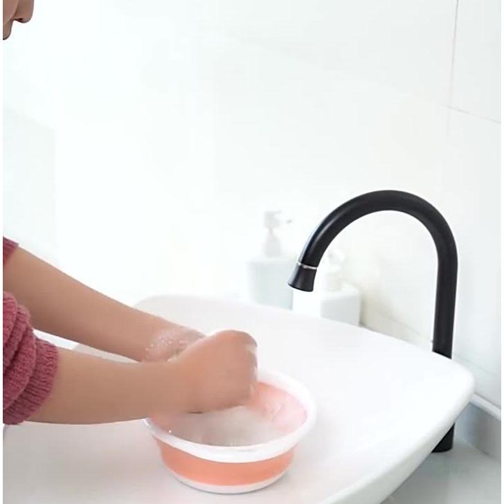 洗面器 折りたたみ洗面器 洗面ボウル 洗い桶 たらい キッチン たためる