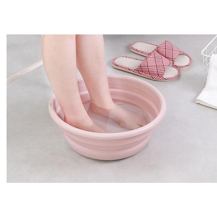 plusnao（プラスナオ） 折りたたみ洗面器 たらい 洗い桶 たためる 省
