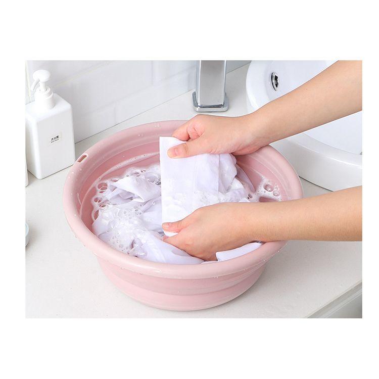 plusnao（プラスナオ） 折りたたみ洗面器 たらい 洗い桶 たためる 省