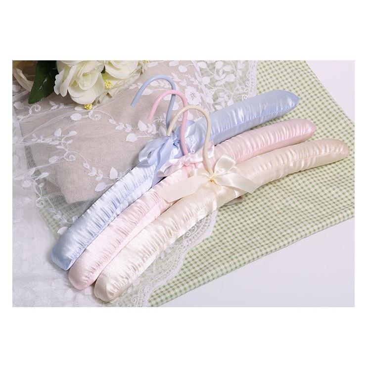 ハンガー 3本セット パッド入りハンガー 38cm クッション スポンジ入り