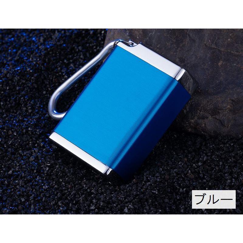 携帯灰皿 カラビナ付き 蓋付き フタ付き アッシュトレイ 吸い殻入れ 軽量 小型 コンパクト 持ち運び 旅行 喫煙グッズ | ブランド登録なし | 10