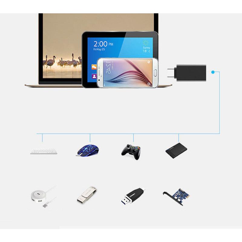 変換アダプター 2個セット Type-C USB3.0 OTG Type-A コンパクト 充電 データ転送 カラバリ豊富 小型 軽量 持ち運び簡単 ス|plusnao|08