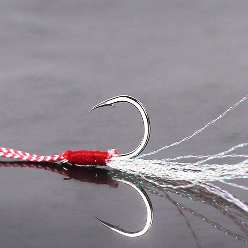 plusnao 釣り針 10個セット 釣具 シングルフック フライ 毛針