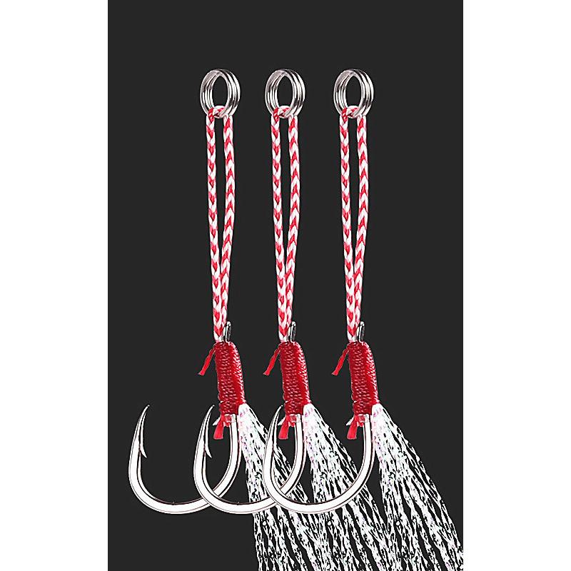 plusnao 釣り針 10個セット 釣具 シングルフック フライ 毛針 疑似餌