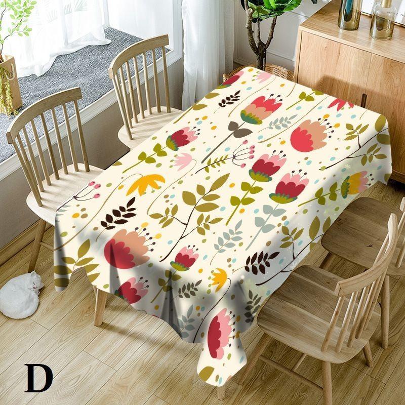 テーブルクロス 長方形 正方形 カワイイ おしゃれ ダイニング キッチン 食事 食卓 プリント イラスト お花 日用品 雑貨 鮮やか インテリア Zak プラスナオyahoo 店 通販 Yahoo ショッピング