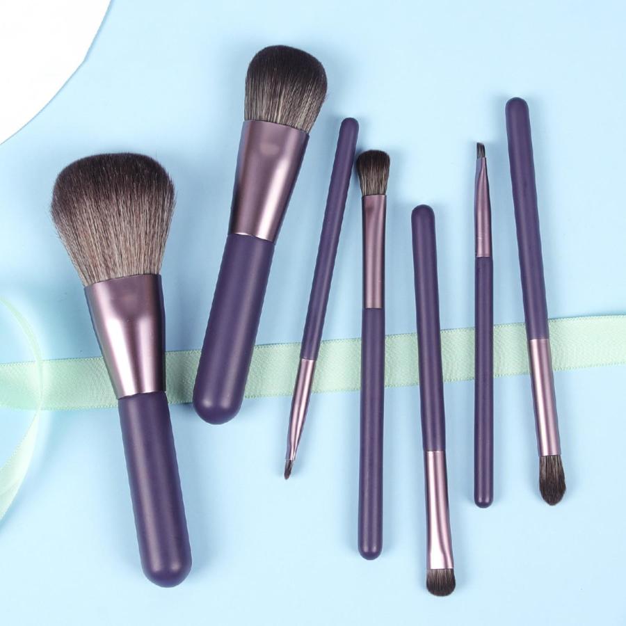 メイクブラシセット 7本セット 収納ケース付き メイク道具 化粧ブラシ