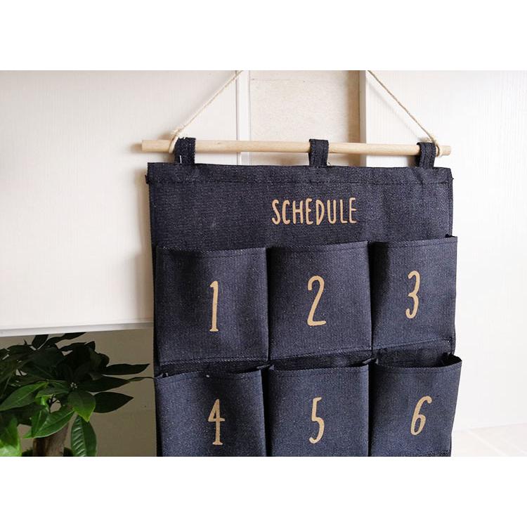 plusnao（プラスナオ） ウォールポケット 壁掛け 収納 12ポケット 月