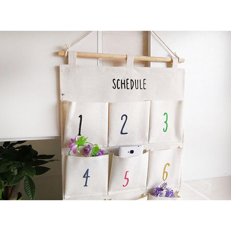 plusnao（プラスナオ） ウォールポケット 壁掛け 収納 12ポケット 月