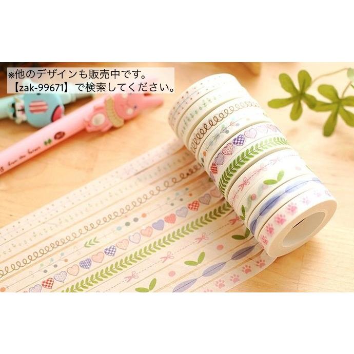 マスキングテープ 紙テープ シール クラフト 和紙 雑貨 装飾