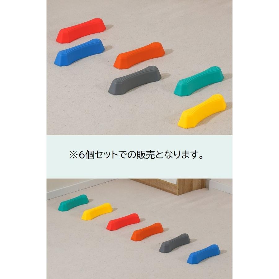 バランスストーン バランスブロック 6個セット キッズ 子供用 飛び石