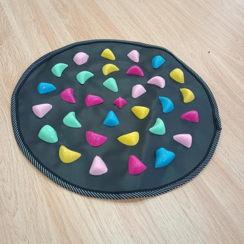 plusnao 足つぼマット ツボ押しマット 円形 丸型 でこぼこ