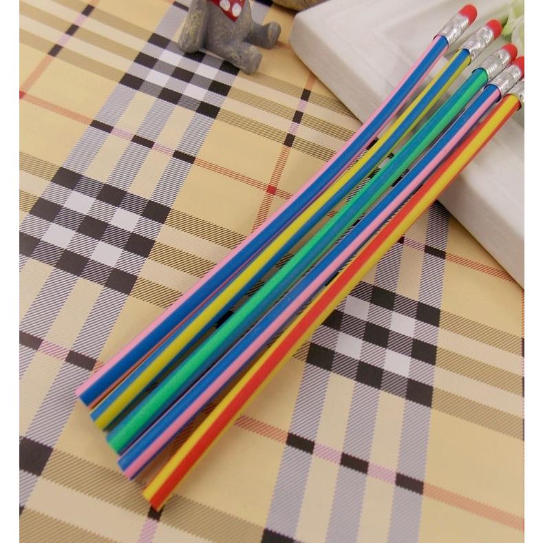 曲がる鉛筆 10本セット やわらかい鉛筆 えんぴつ 鉛筆 文房具 事務用品