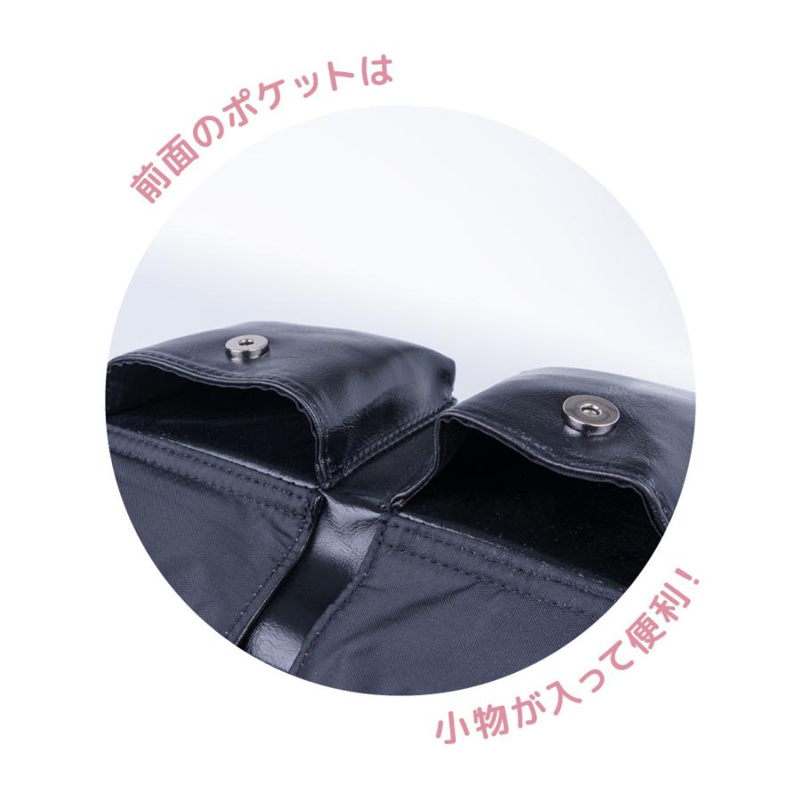 Coboca+ ダブルポケットボストンバッグ 肩掛け お出かけ 小学生 中学生