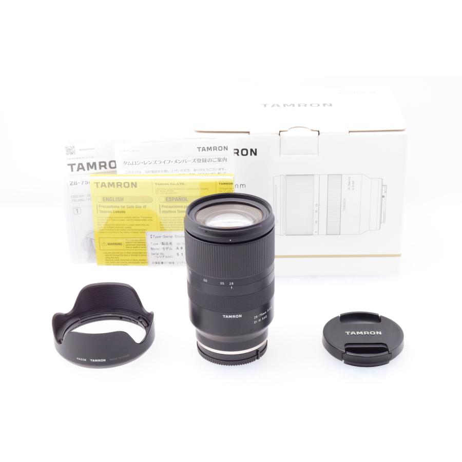 タムロン TAMRON 28-75mm F/2.8 Di III RXD ソニーEマウント用（Model A036） |  | 05