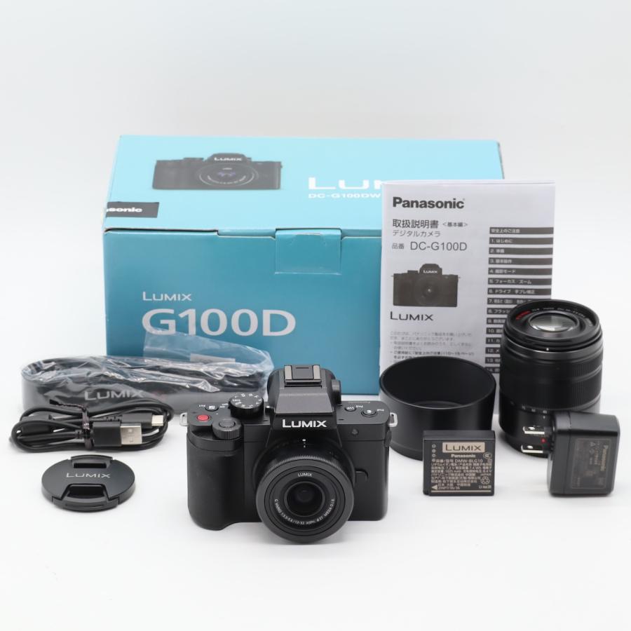 パナソニック パナソニック Panasonic ルミックス ダブルズームレンズキット ブラック DC-G100DW-K | 