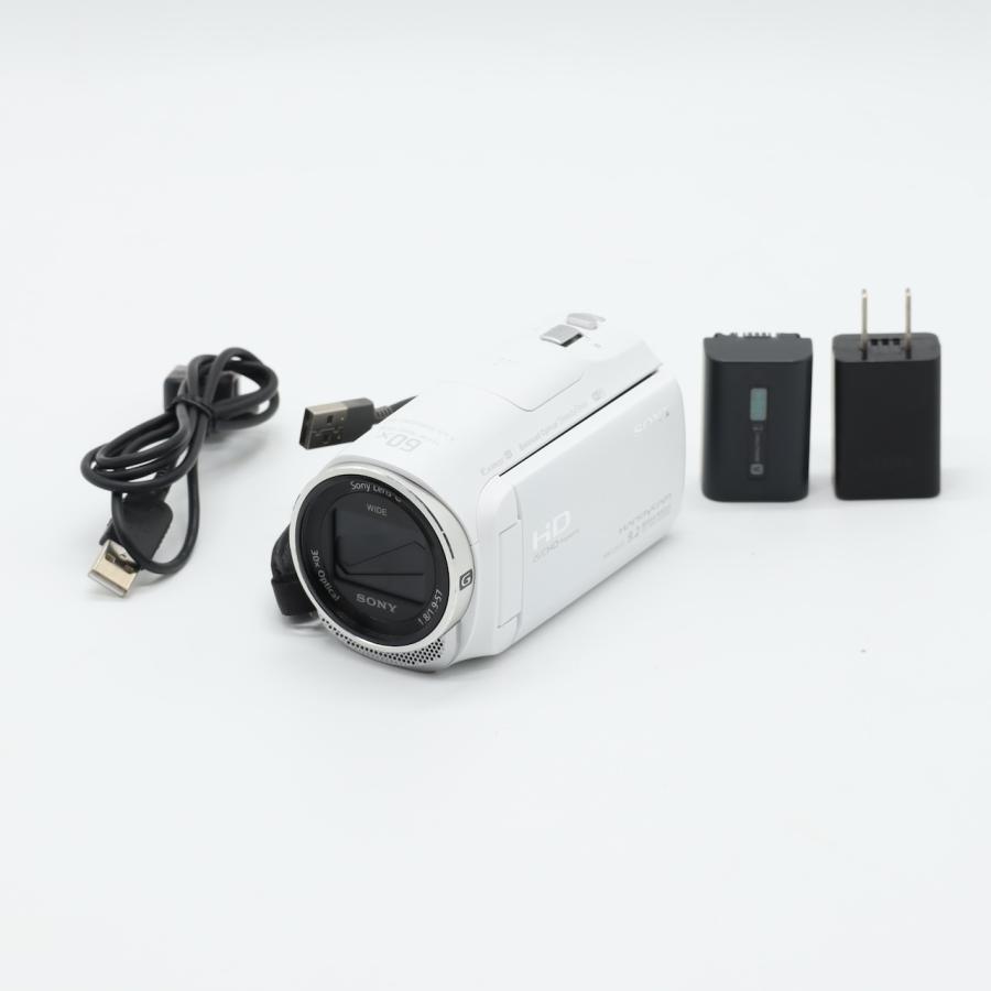 ソニー SONY HDビデオカメラ Handycam HDR-CX670 ホワイト 光学30倍 HDR-CX670-W | 