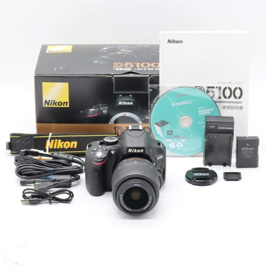 ニコン Nikon デジタル一眼レフカメラ D5100 18-55VR レンズキット | 