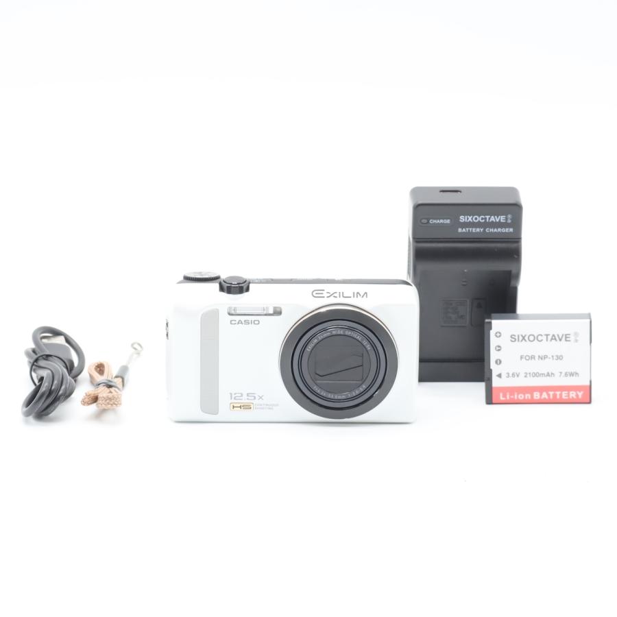 カシオ CASIO デジタルカメラ EXILIM 1610万画素 光学ズーム12.5倍 EX-ZR200WE | 