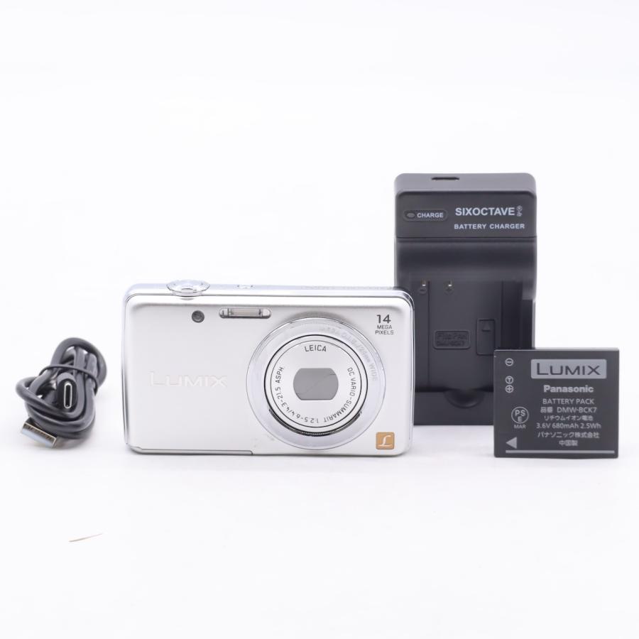 パナソニック panasonic デジタルカメラ ルミックス シルバー DMC-FH6-S | 