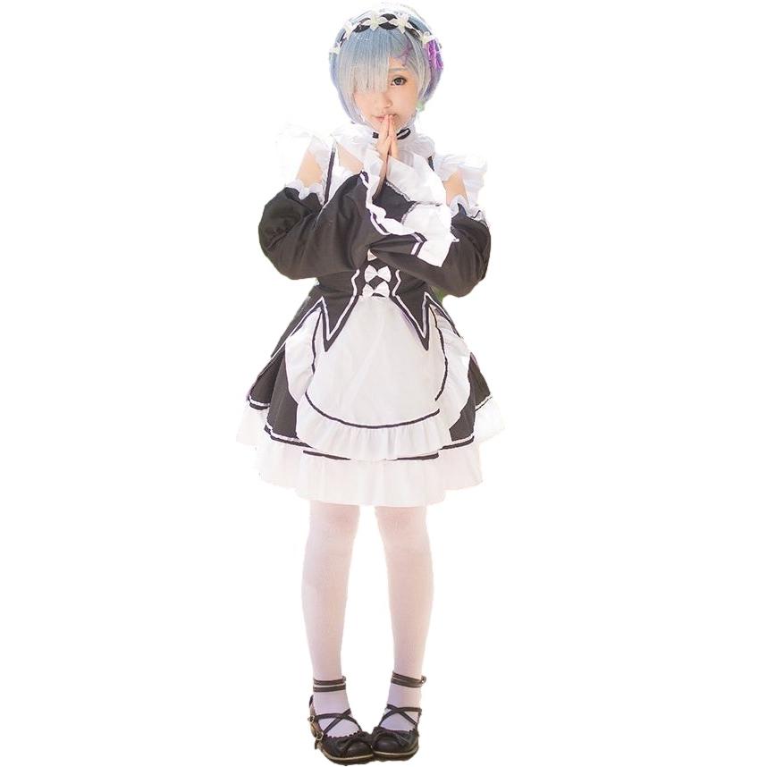 ウィッグ付き Re:ゼロから始める異世界生活 風 リゼロ ラム レム ウィッグ付き Re:ゼロから始める異世界生活 風 リゼロ ラム レム