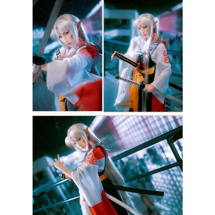 犬夜叉 風 殺生丸 せっしょうまる 着物 コスチューム コスプレ衣装 サイズ S Xl Cc Plus One Japan ヤフーショップ 通販 Yahoo ショッピング