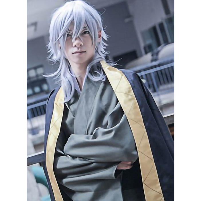 文豪ストレイドッグス 風 文スト 福沢諭吉 和服 コスチューム コスプレ衣装 3点セット サイズ S〜XL