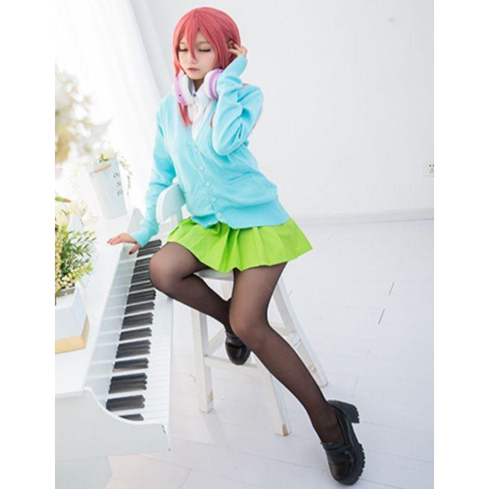 五等分の花嫁 風 中野三玖 コスチューム コスプレ衣装 4点セット 五等分の花嫁 風 中野三玖 コスチューム コスプレ衣装 4点セット