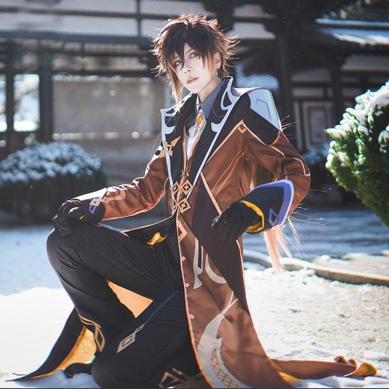 原神 風 鍾離 しょうり コスチューム コスプレ衣装 9点セット 原神 風 鍾離 しょうり コスチューム コスプレ衣装 9点セット