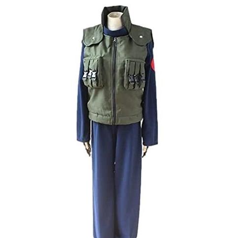 ナルト 風 はたけカカシ コスチューム コスプレ衣装 3点セット サイズ S〜XXL 男女共通サイズ（Yahoo!・Plus One Japan）