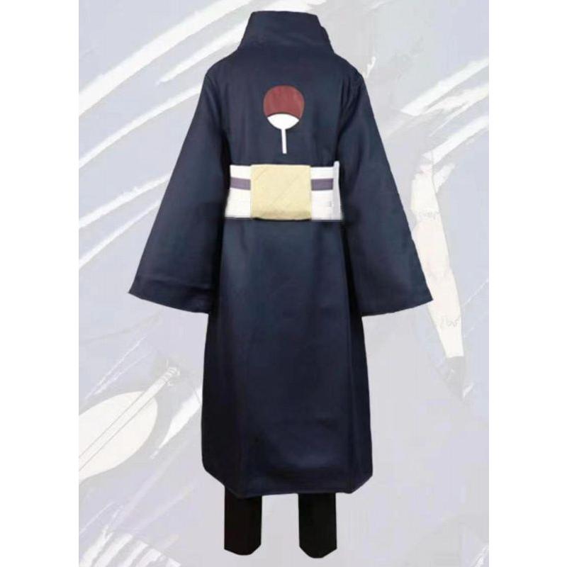 ナルト 風 うちはオビト オビ コスチューム コスプレ衣装 6点セット