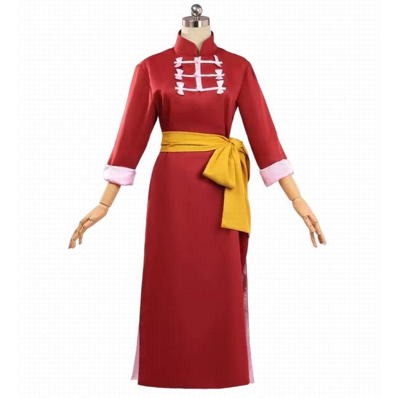 銀魂 風 神楽 かぐら チャイナドレス コスチューム コスプレ衣装 3点