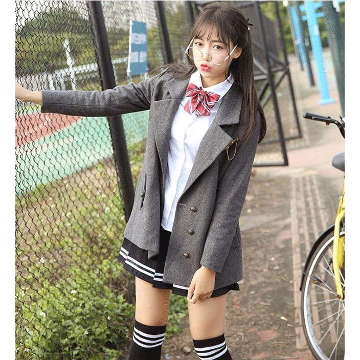 最安値に挑戦 学生服 女子 秋冬物 5点セット 高校生 入学式 卒業式 女の子 式服 ジャケット フォーマル スーツ 発表会 S Xl グレー4 最終値下げ Toscelikspecialsteel Com