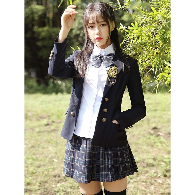 学生服 女子 春秋 5点セット 高校生 入学式 卒業式 女の子 式服 ジャケット フォーマル スーツ 発表会 S Xxl ネイビー2 Sc0009 Plus One Japan ヤフーショップ 通販 Yahoo ショッピング