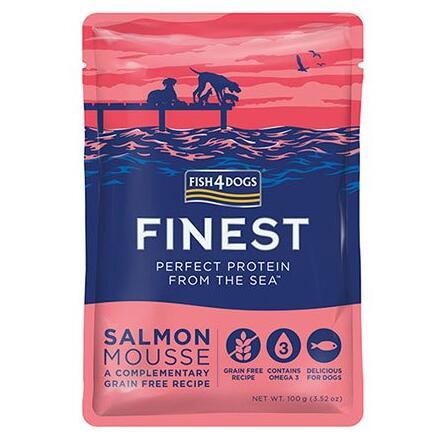 [FISH４DOGS]　フィッシュ４ドッグ サーモンムース　100g [トッピング向] | 