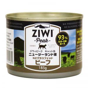 [Ziwi]　ジウィピークキャット缶　NZグラスフェッドビーフ　185g　 | 