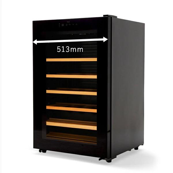 PlusQ ワインセラー　31本収納 コンプレッサー式　PWC-031C PlusQ ワインセラー コンプレッサー式 31本 家庭用 小型 日本酒 一升瓶