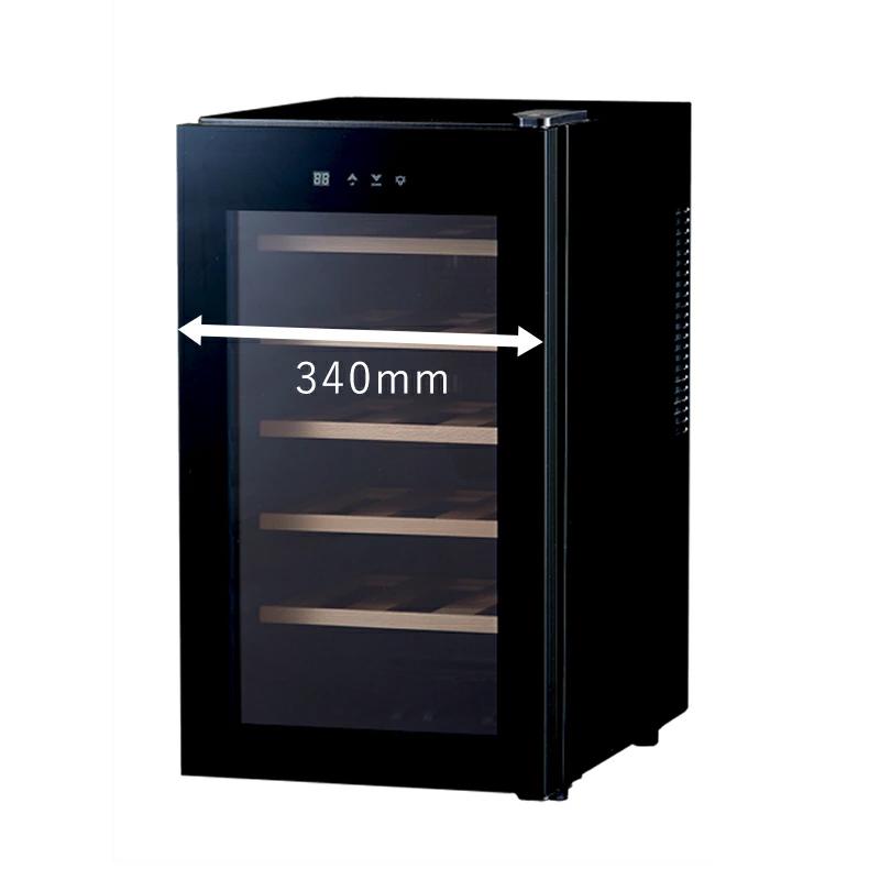 ワインセラー 家庭用 小型 18本 静音 縦型 木製棚 ペルチェ BWC-018PS PlusQ プラスキュー 爆買 | PlusQ | 06