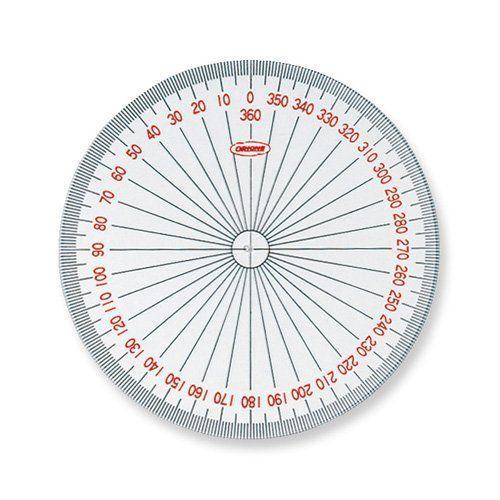分度器 360度 角度測定 半円 100mm直径 スイングアーム Smcrsmwgku 定規 製図用品 Ladosur Cl
