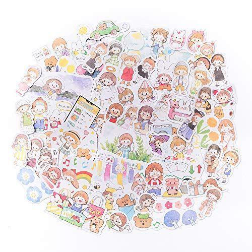 330枚 シール フレークシール かわいい女の子の毎日 手帳 テクスチャ 装飾 ノート 美化 Diy 構成 パターン 背面 接着 剤 直接 再入荷