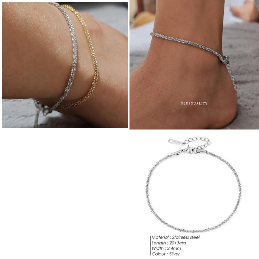 アンクレット ステンレス アレルギー対応 レディース サージカル